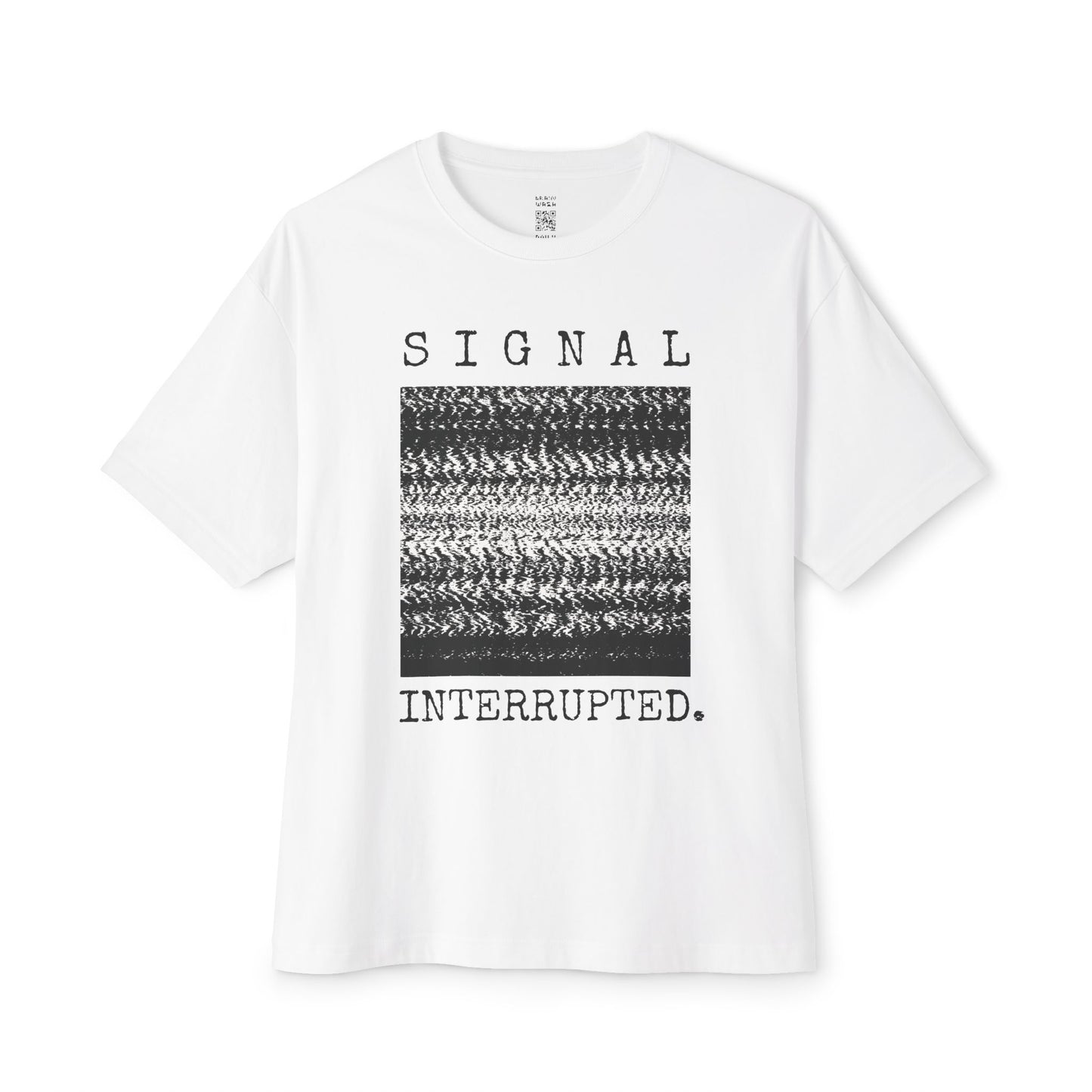 Signal Interrupted Oversized Tee