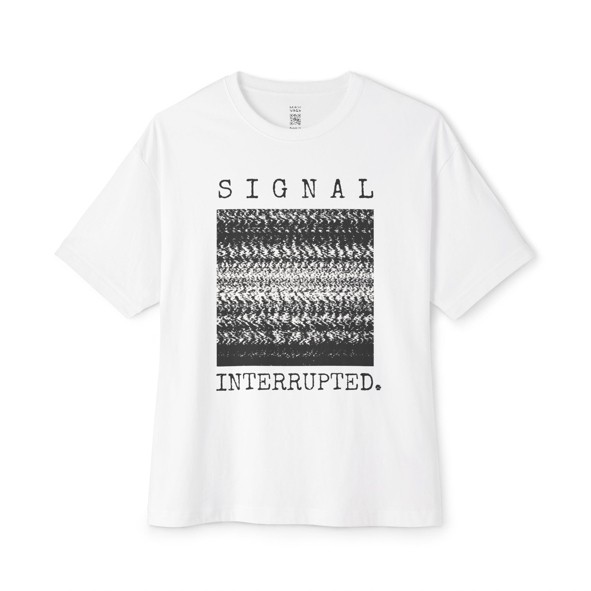 Signal Interrupted Oversized Tee