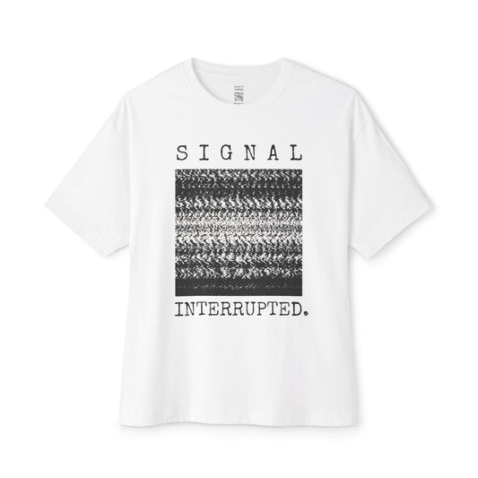 Signal Interrupted Oversized Tee