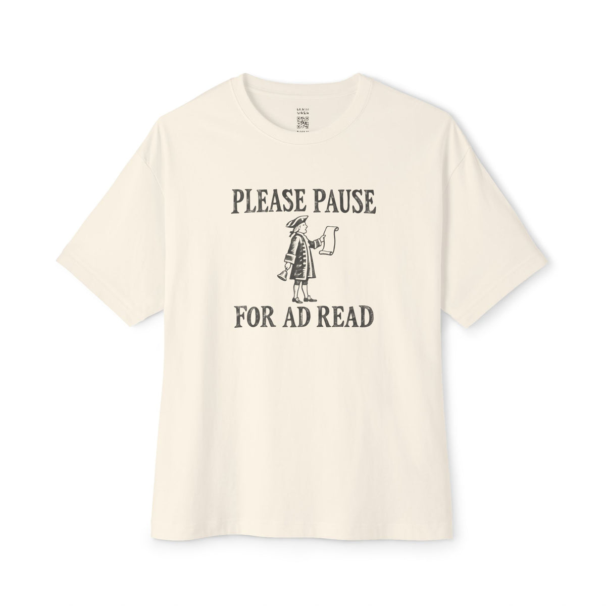 Ad Read Oversized Tee