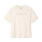 Deleted Message Oversized Tee