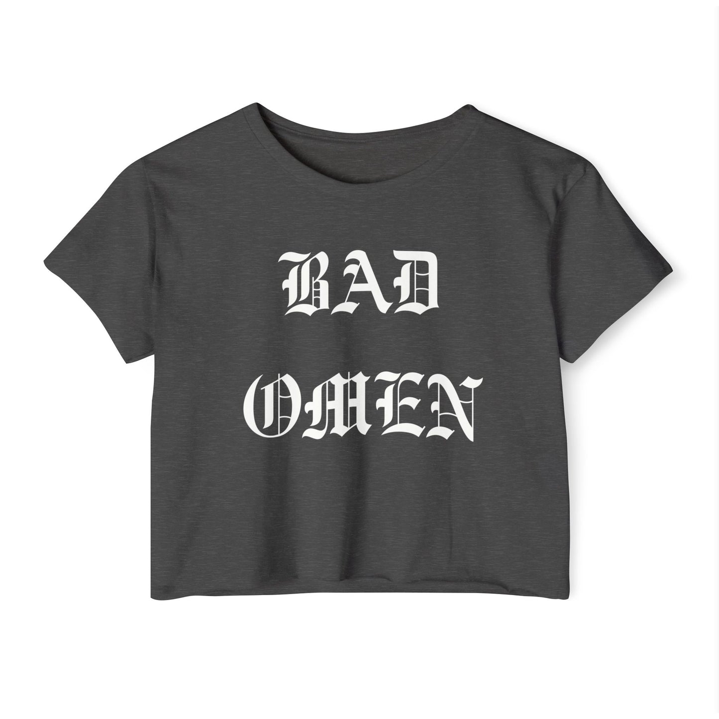 Bad Omen Crop Top Baby Tee