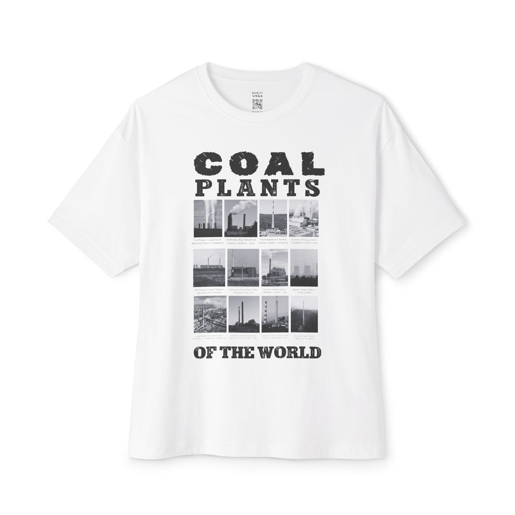 Coal Plants of the World Oversized Tee