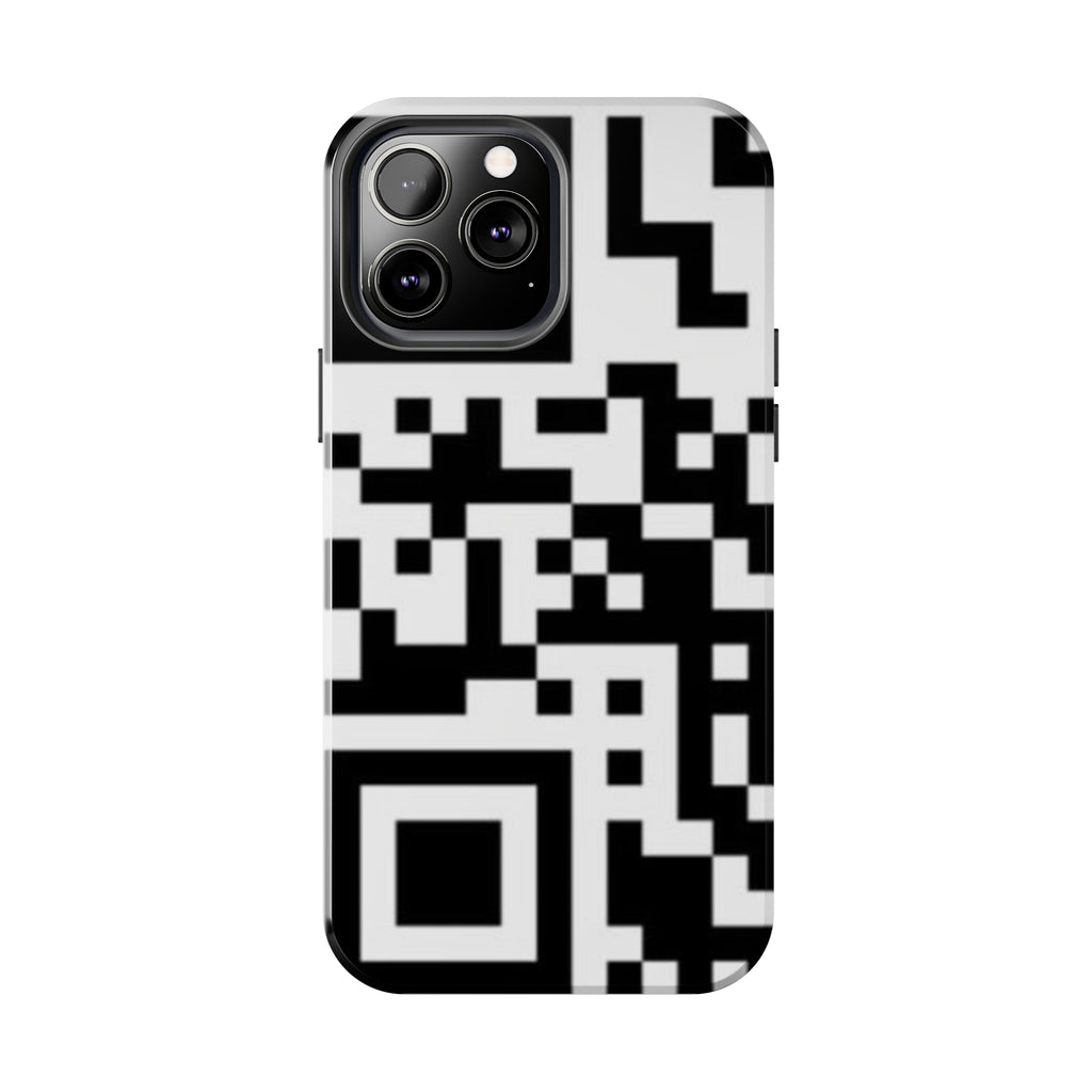 QR Print Tough Phone Case