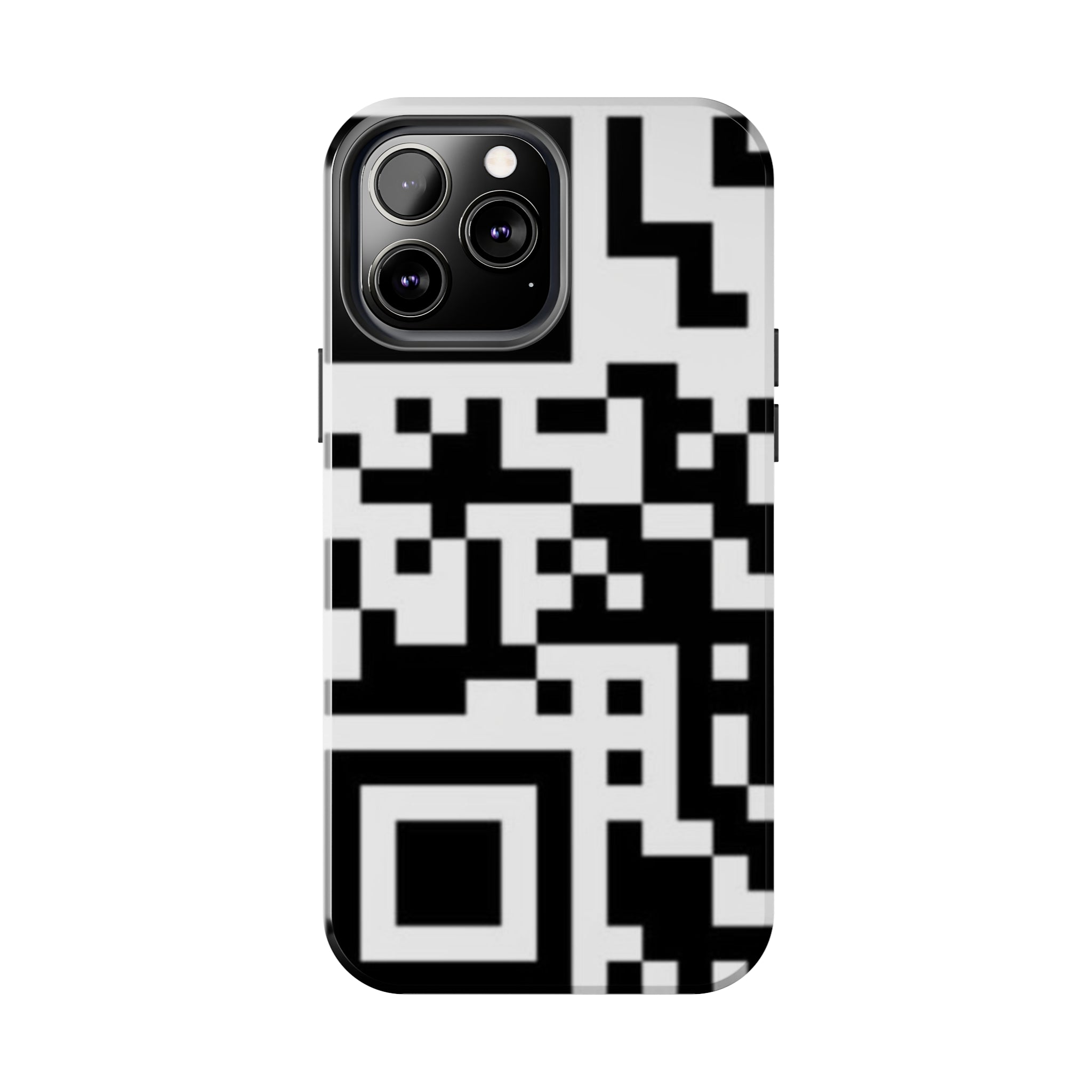 QR Print Tough Phone Case