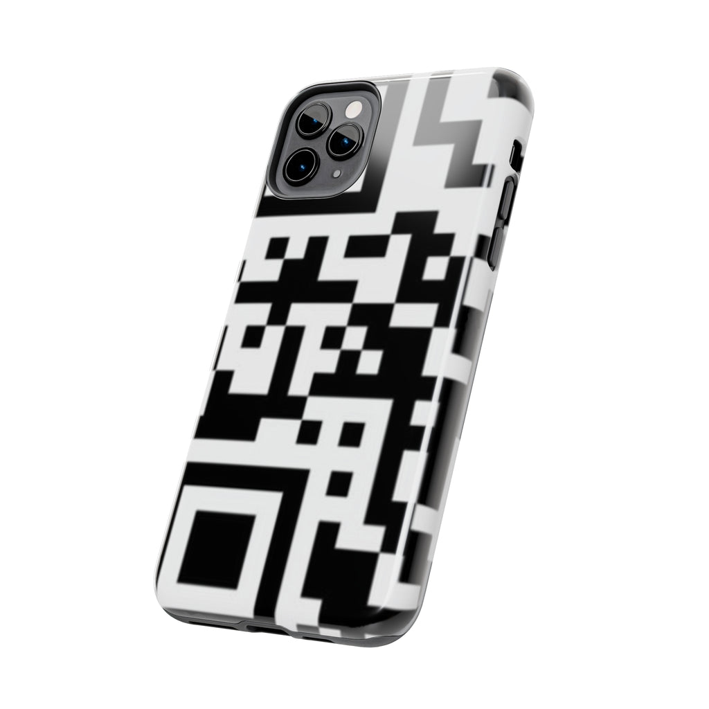 QR Print Tough Phone Case