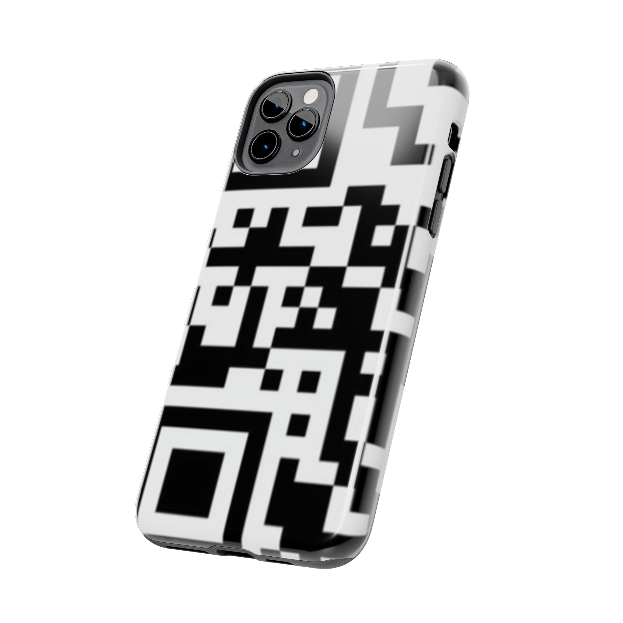 QR Print Tough Phone Case