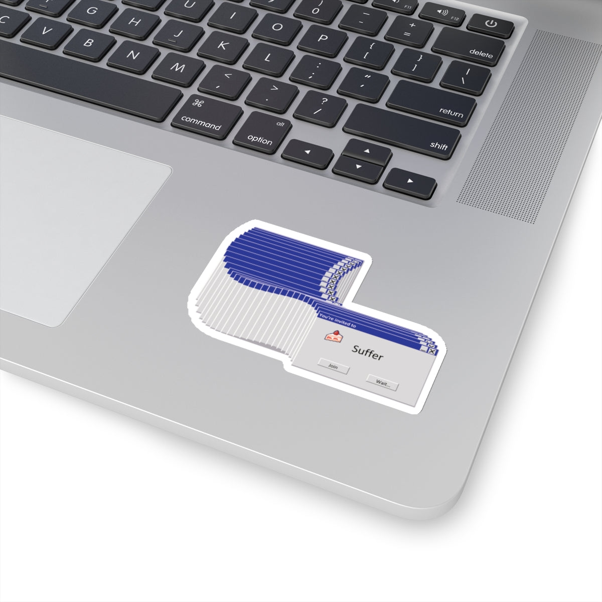 Invitation To Suffer Popup Sticker