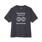 Infinite Nature Of The Internet Oversized Tee
