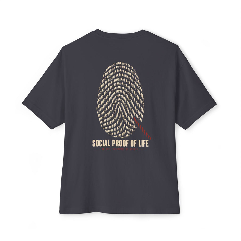 Social Proof Of Life Oversized Tee