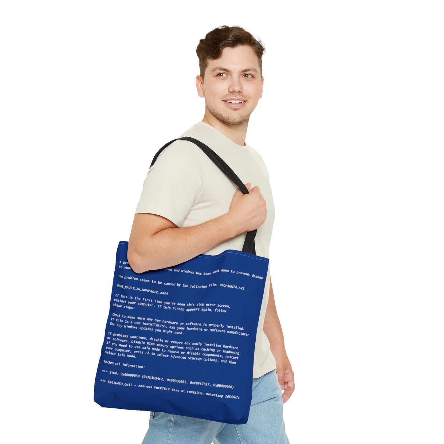 BSoD (Blue Screen of Death) Tote Bag