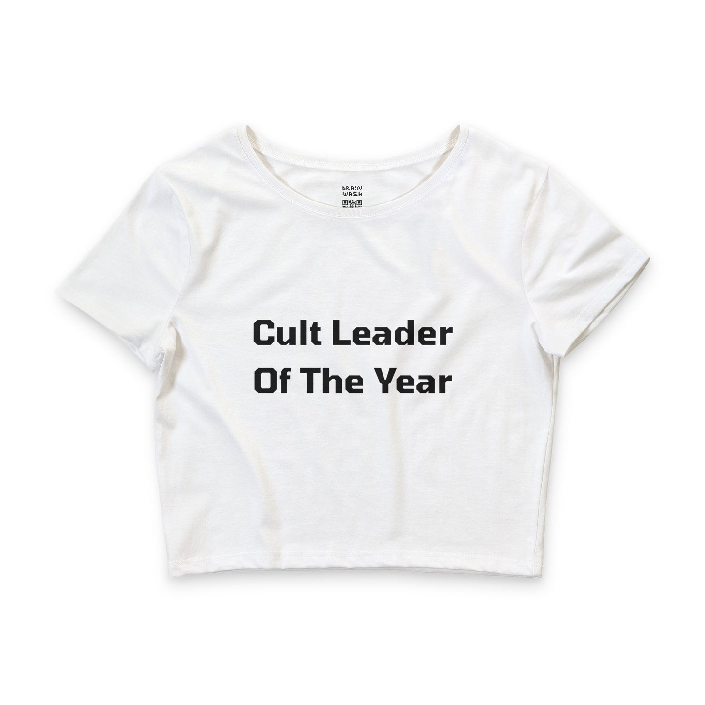 Cult Leader Of The Year Crop Top Baby Tee