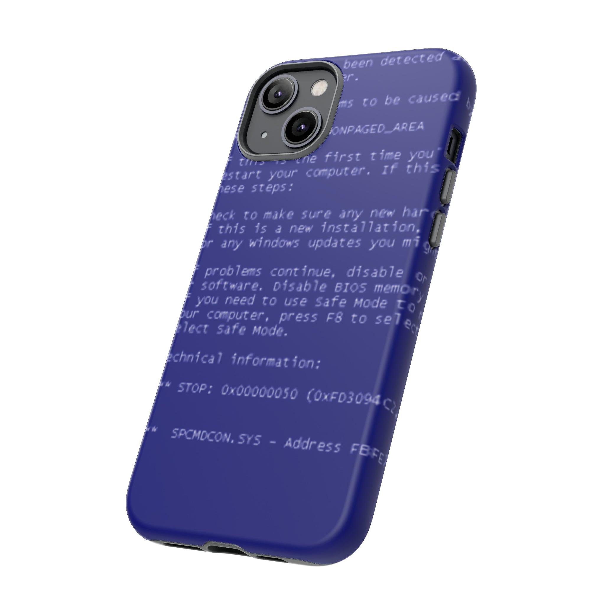 BSoD (Blue Screen of Death) Phone Case