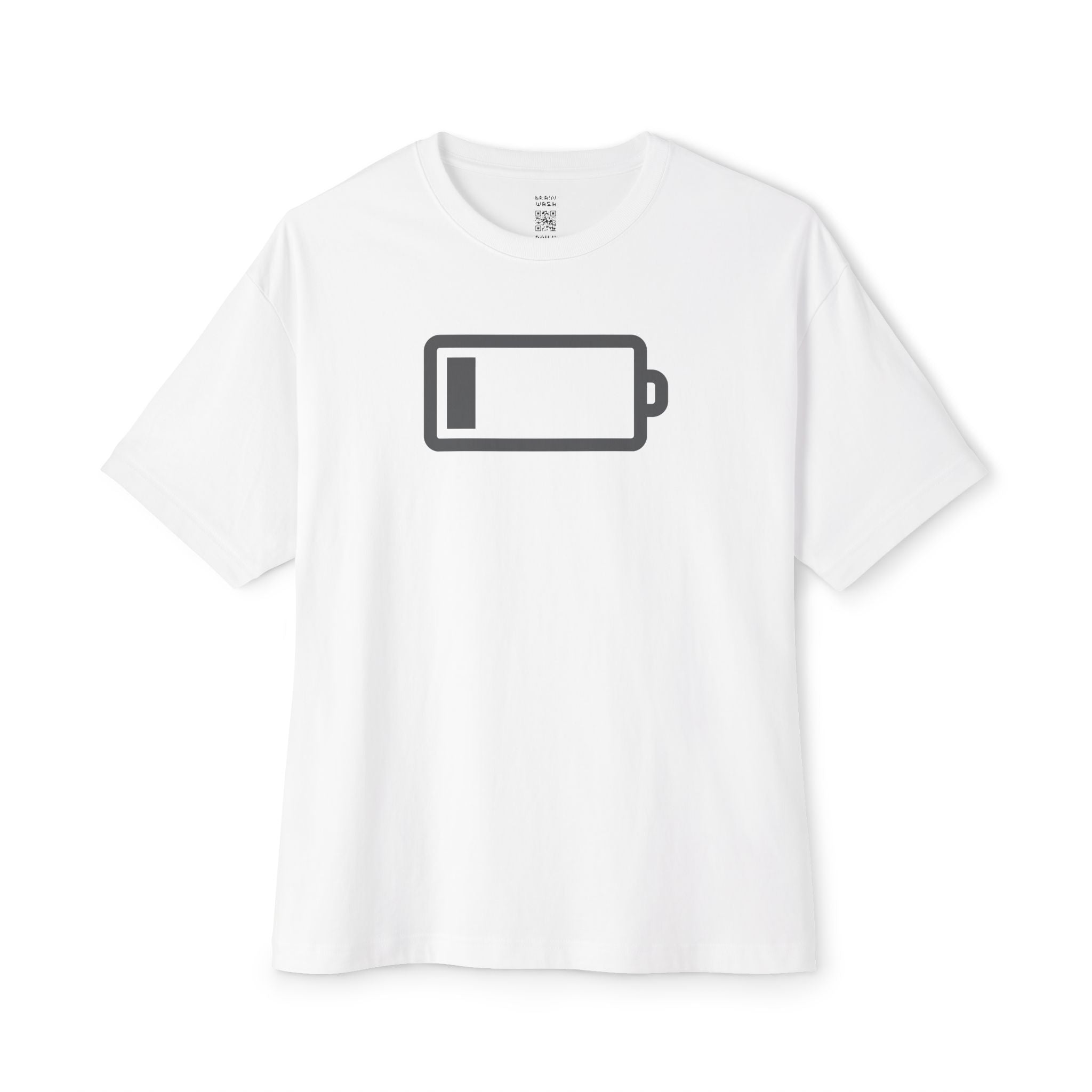 Low Battery Oversized Tee