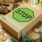 Green Stop Sign Sticker