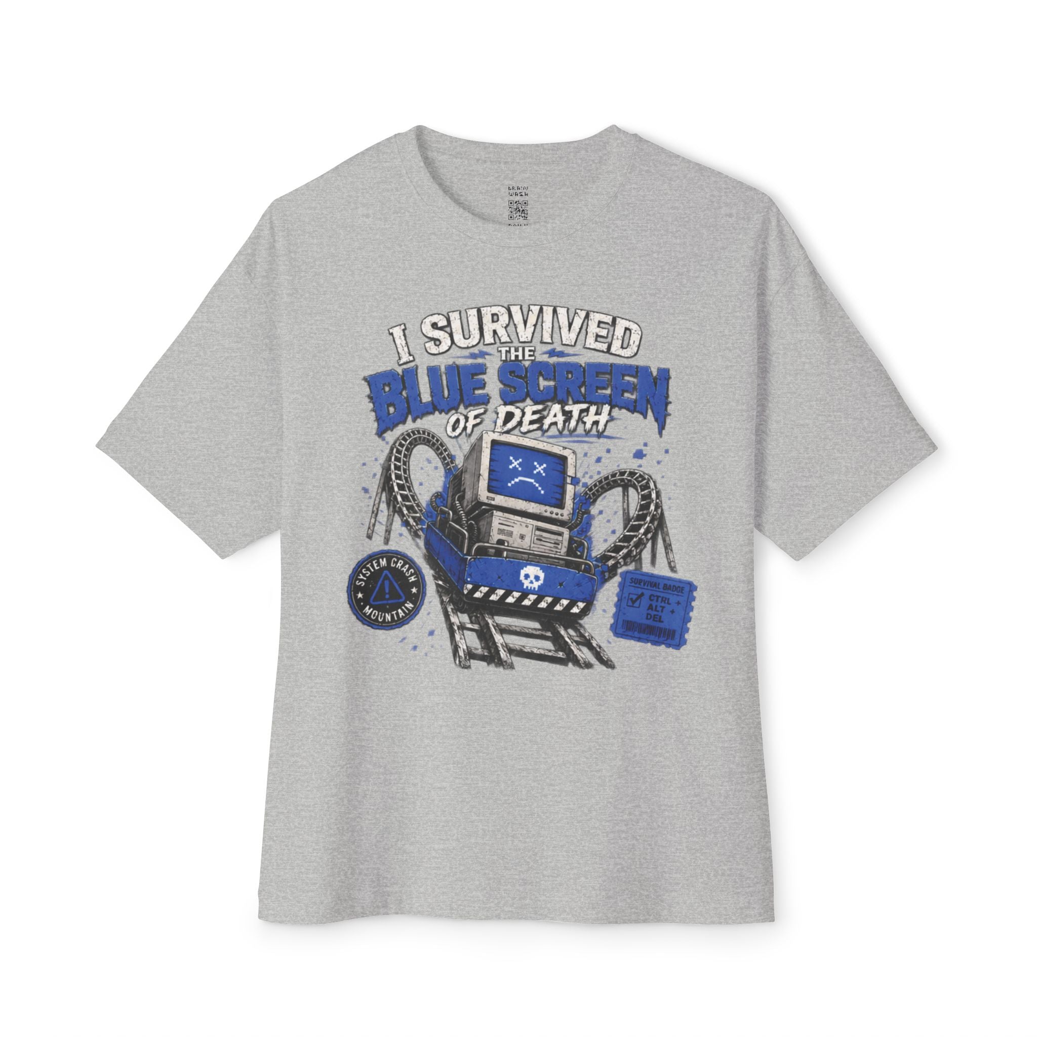I Survived The Blue Screen Of Death Oversized Tee