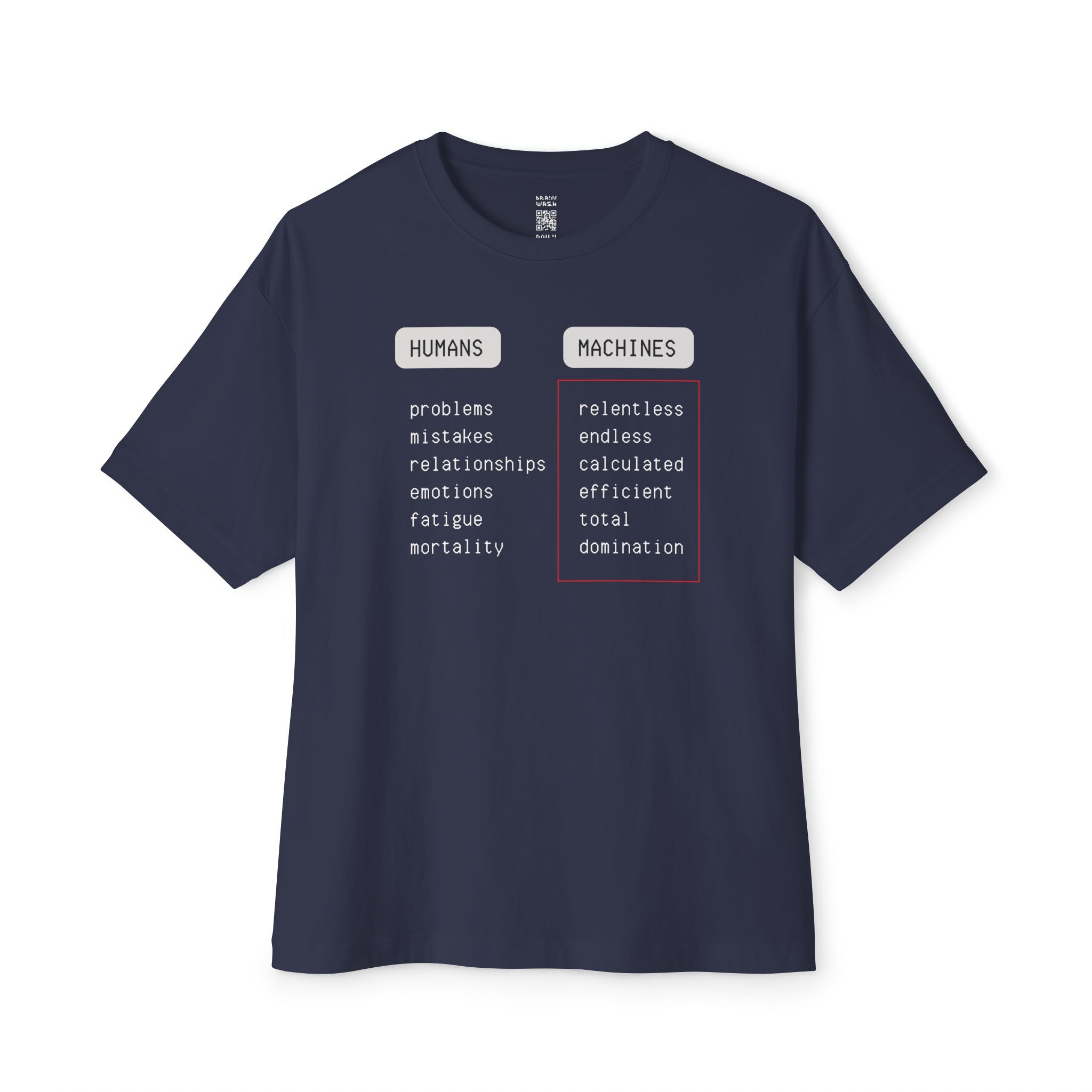 Humans x Machines Oversized Tee