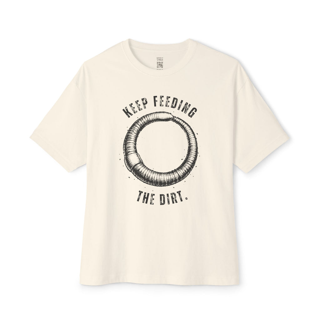 Keep Feeding The Dirt (Worm Ouroboros) Oversized Tee