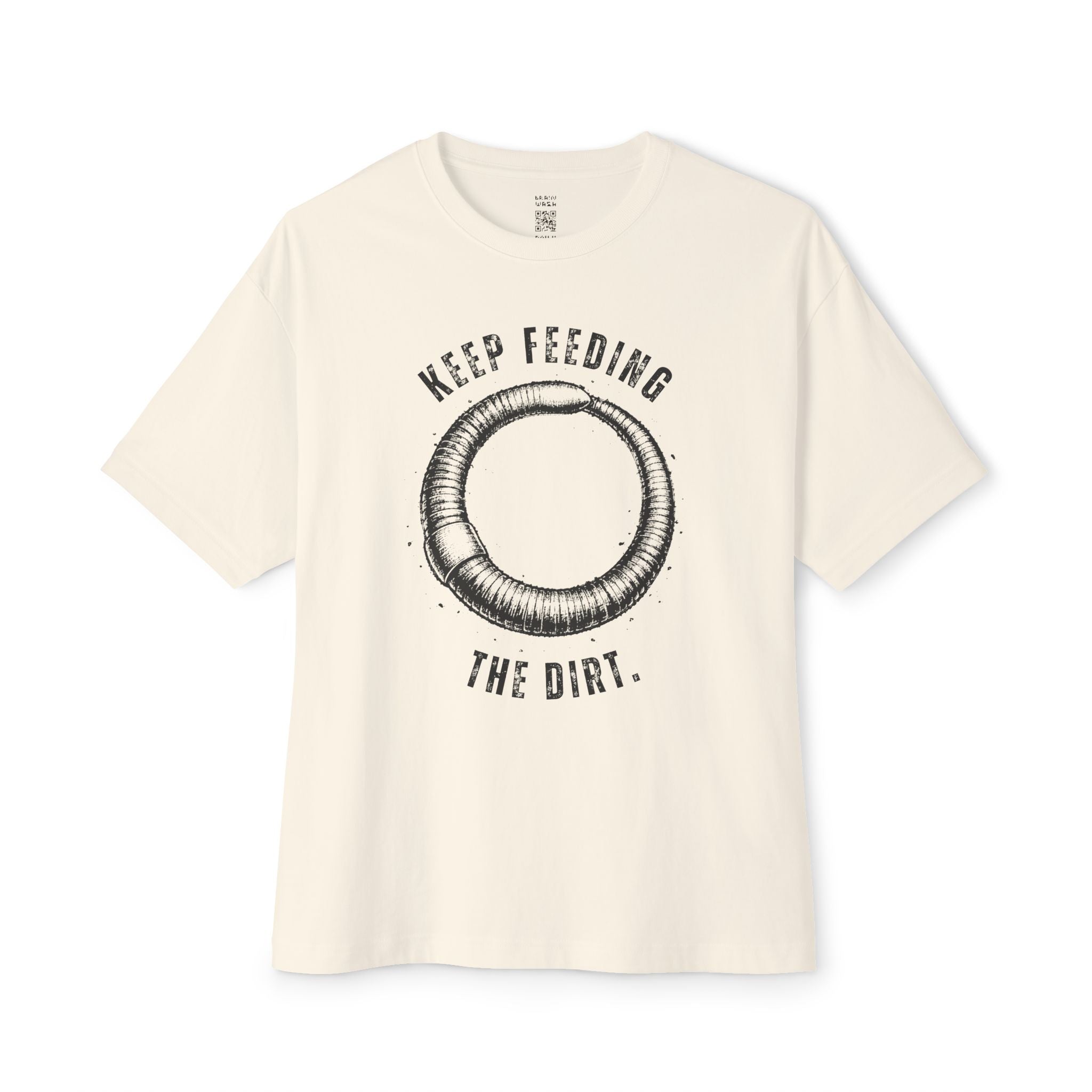 Keep Feeding The Dirt (Worm Ouroboros) Oversized Tee