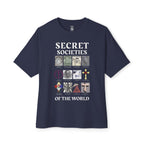 Secret Societies Of The World Oversized Tee