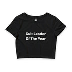 Cult Leader Of The Year Crop Top Baby Tee