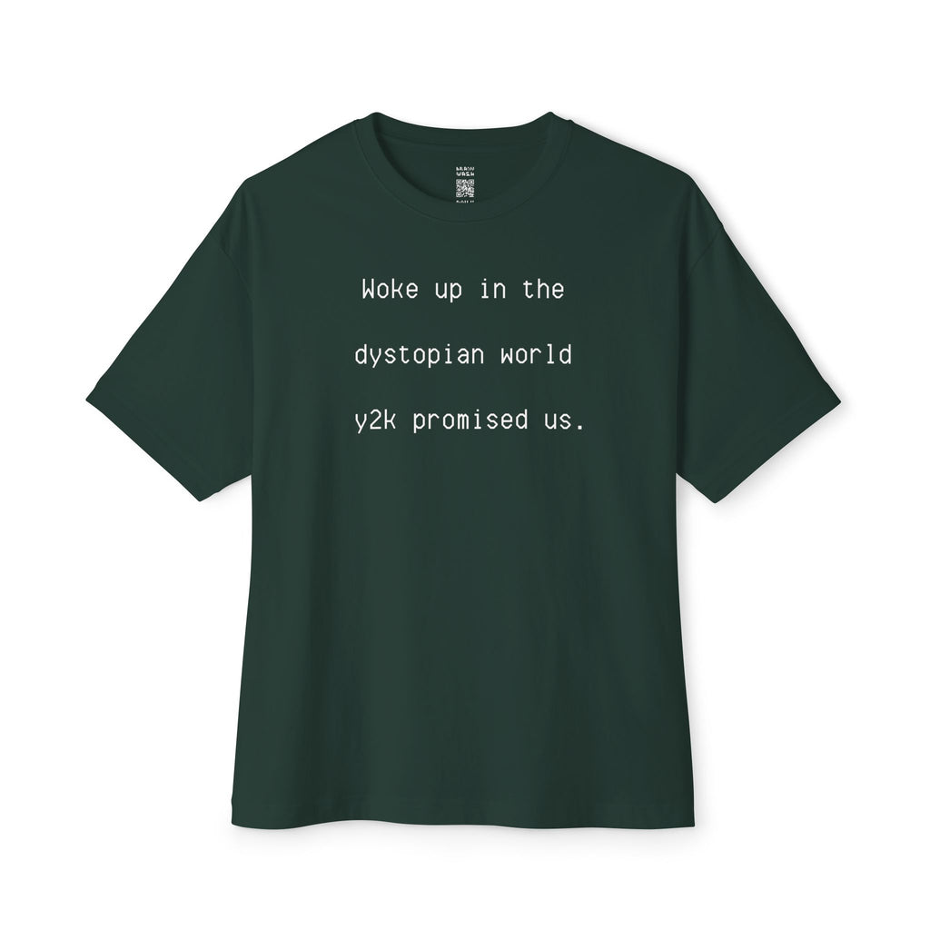 Woke Up In Dystopia Oversized Tee