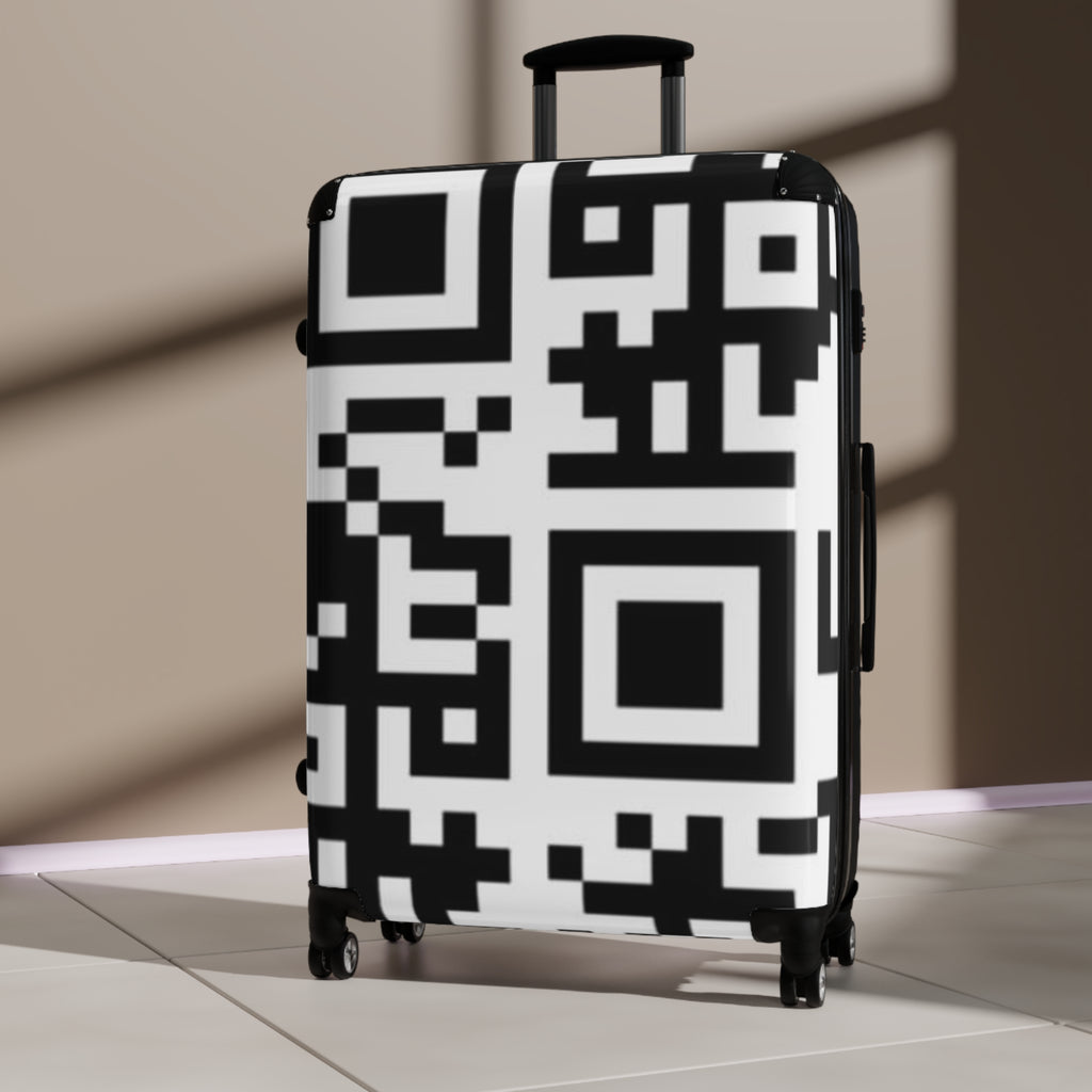 QR Print Suitcase
