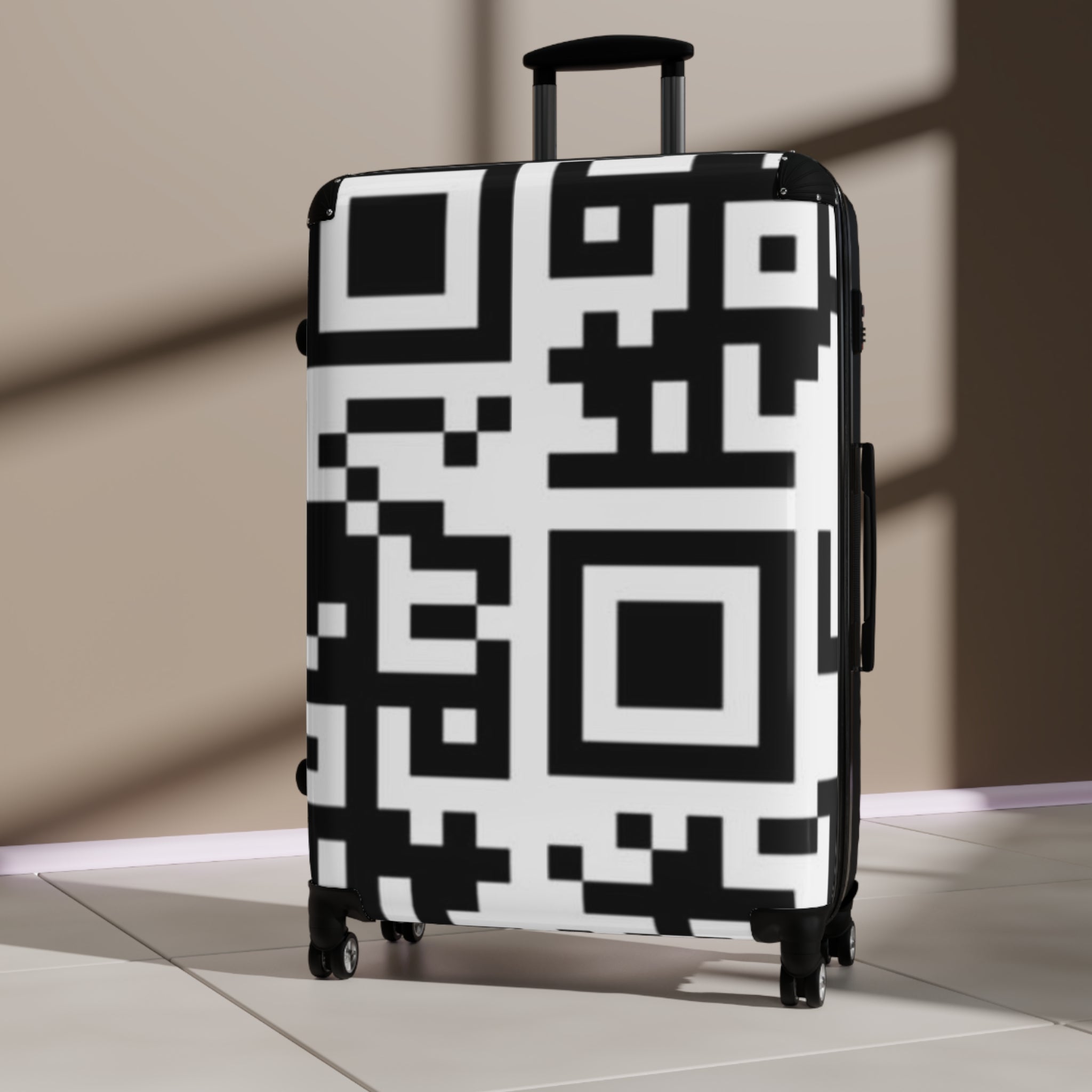 QR Print Suitcase