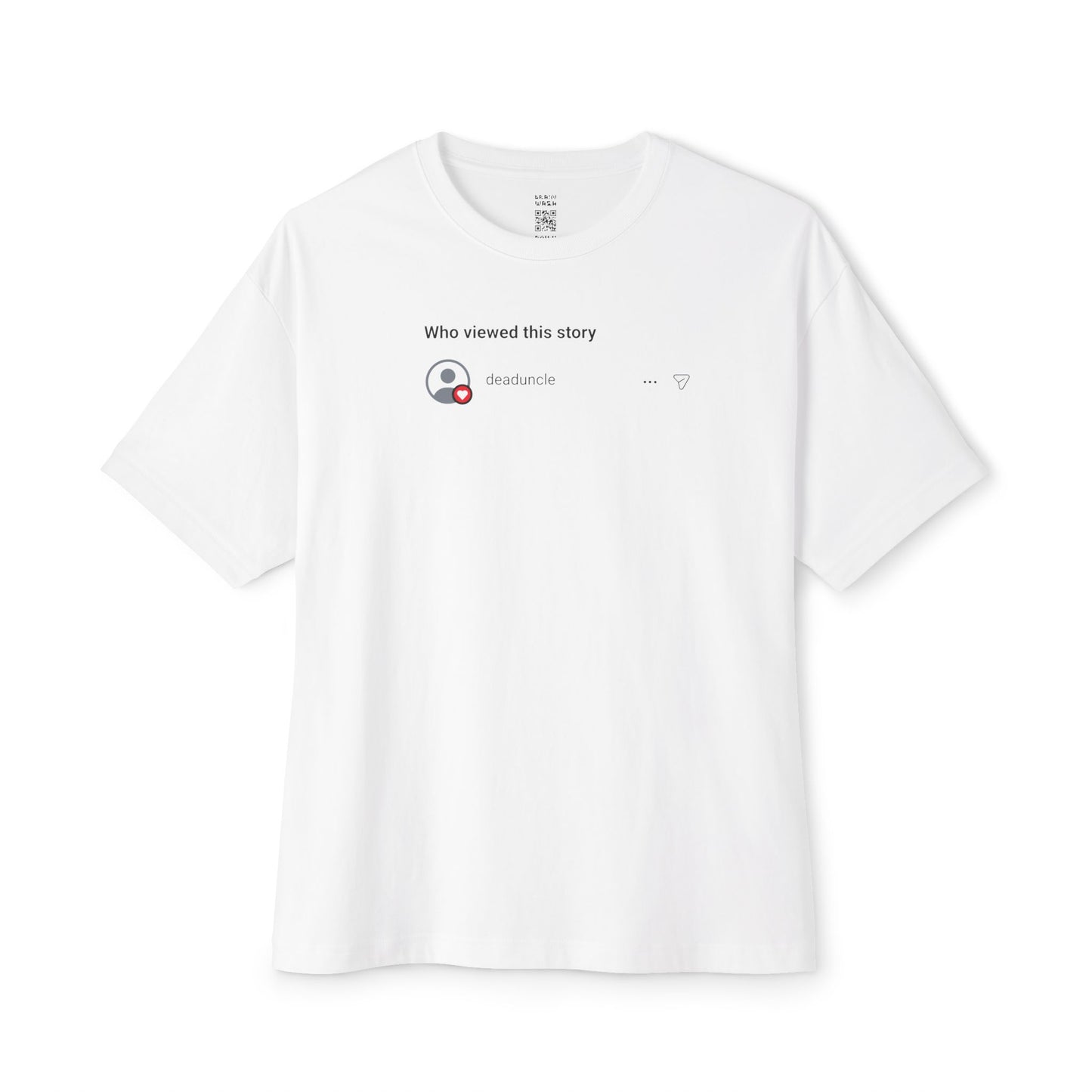 Who Viewed This Story Oversized Tee