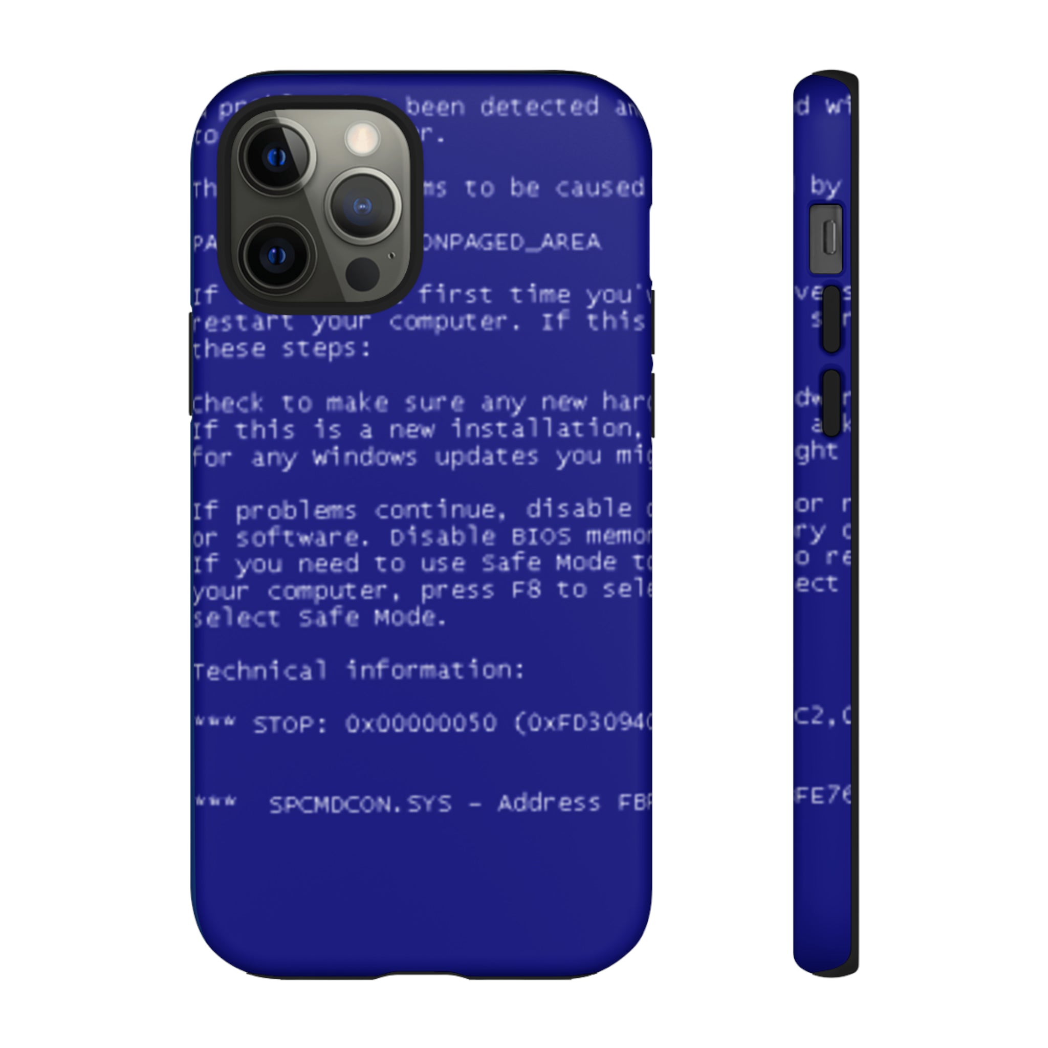BSoD (Blue Screen of Death) Phone Case