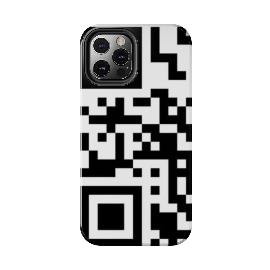 QR Print Tough Phone Case