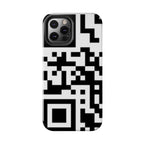 QR Print Tough Phone Case