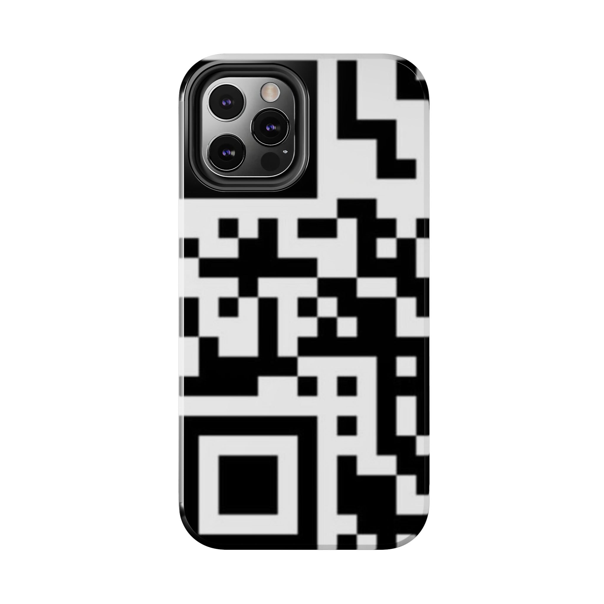 QR Print Tough Phone Case