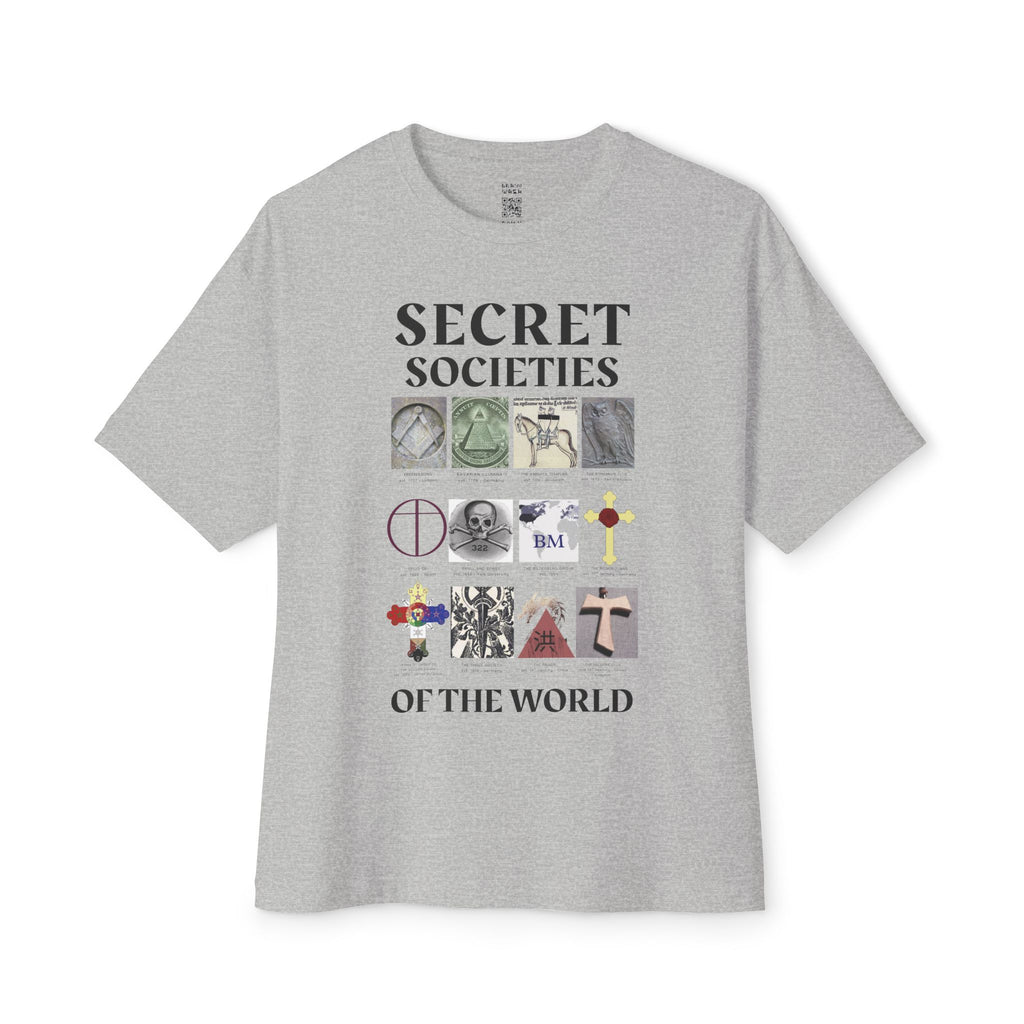 Secret Societies Of The World Oversized Tee