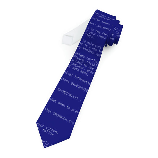 BSoD (Blue Screen of Death) Necktie