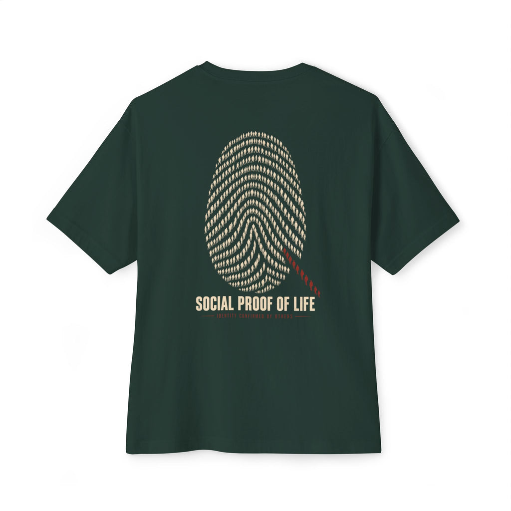 Social Proof Of Life Oversized Tee