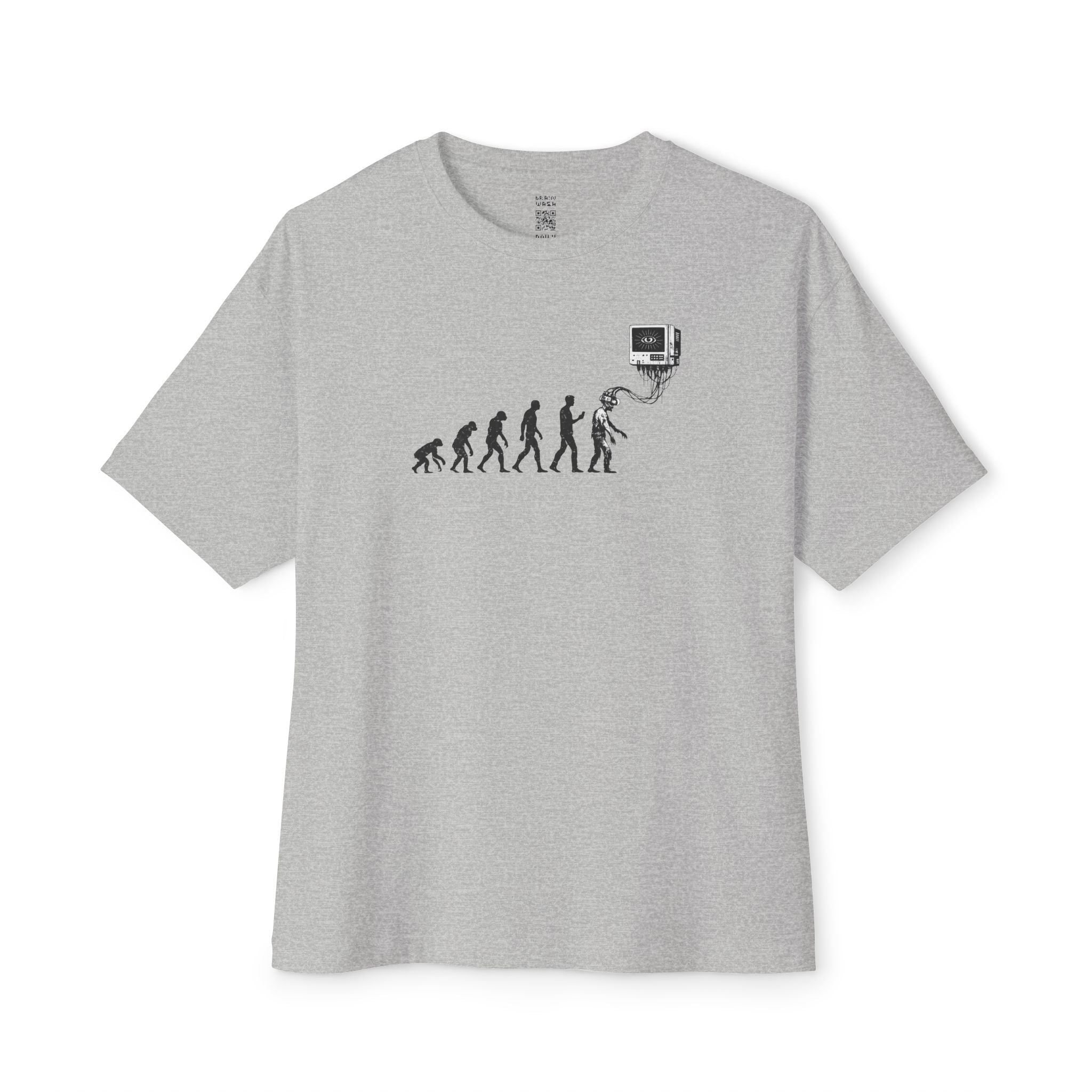 Evolution Of Man Oversized Tee