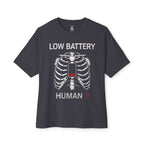 Low Battery Human Oversized Tee