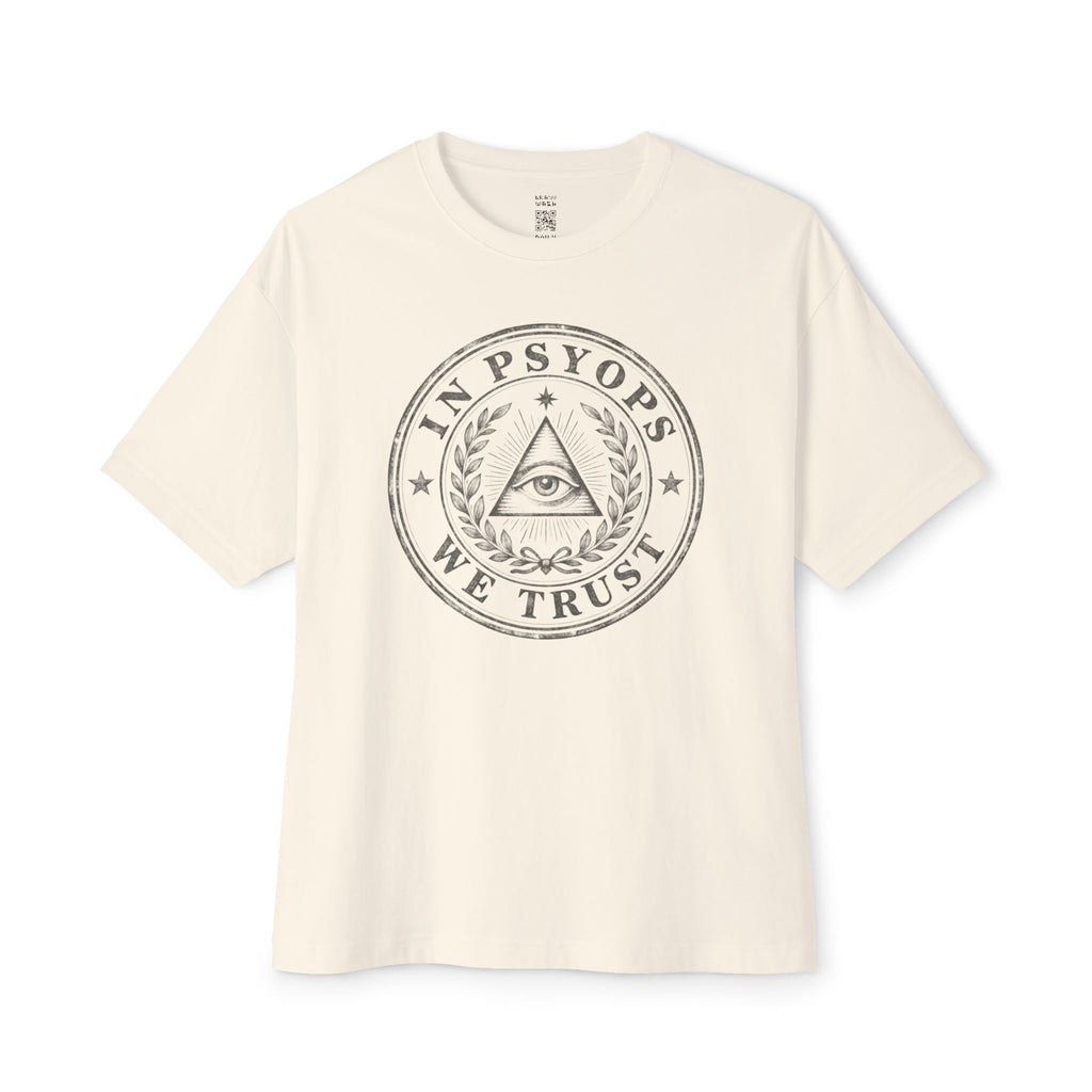 In Psyops We Trust Oversized Tee