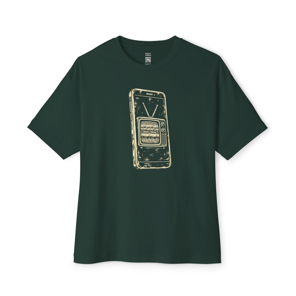 Nested Retro Static Oversized Tee
