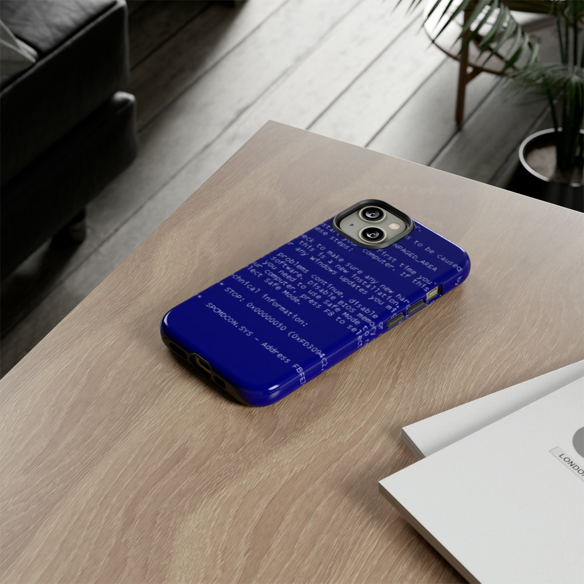 BSoD (Blue Screen of Death) Phone Case