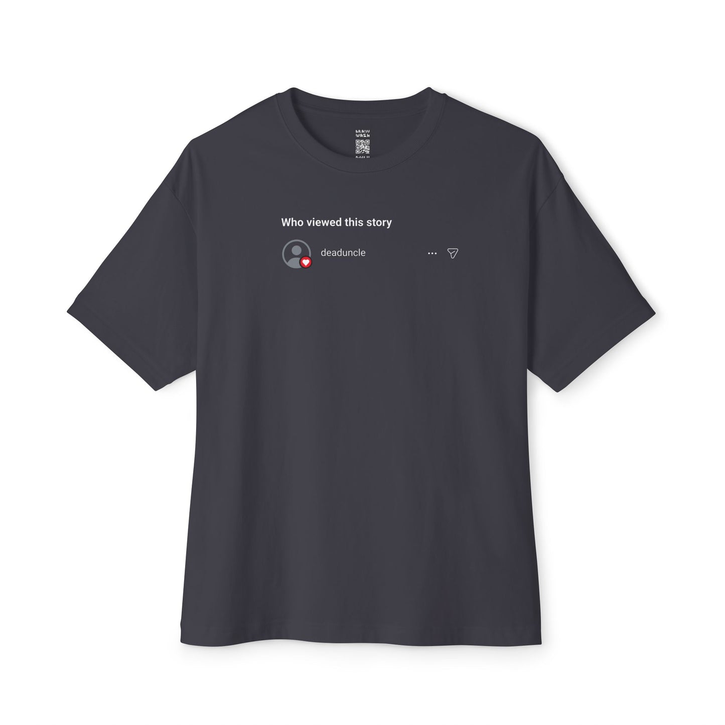 Who Viewed This Story Oversized Tee