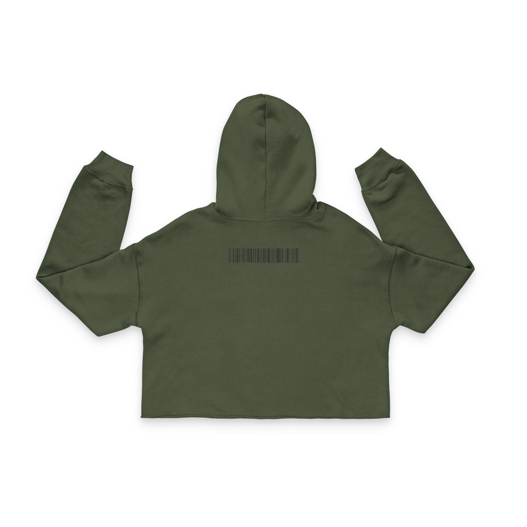 Oversized Cropped Hoodie