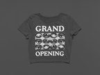 Grand Opening Heavy Faded Crop Tee