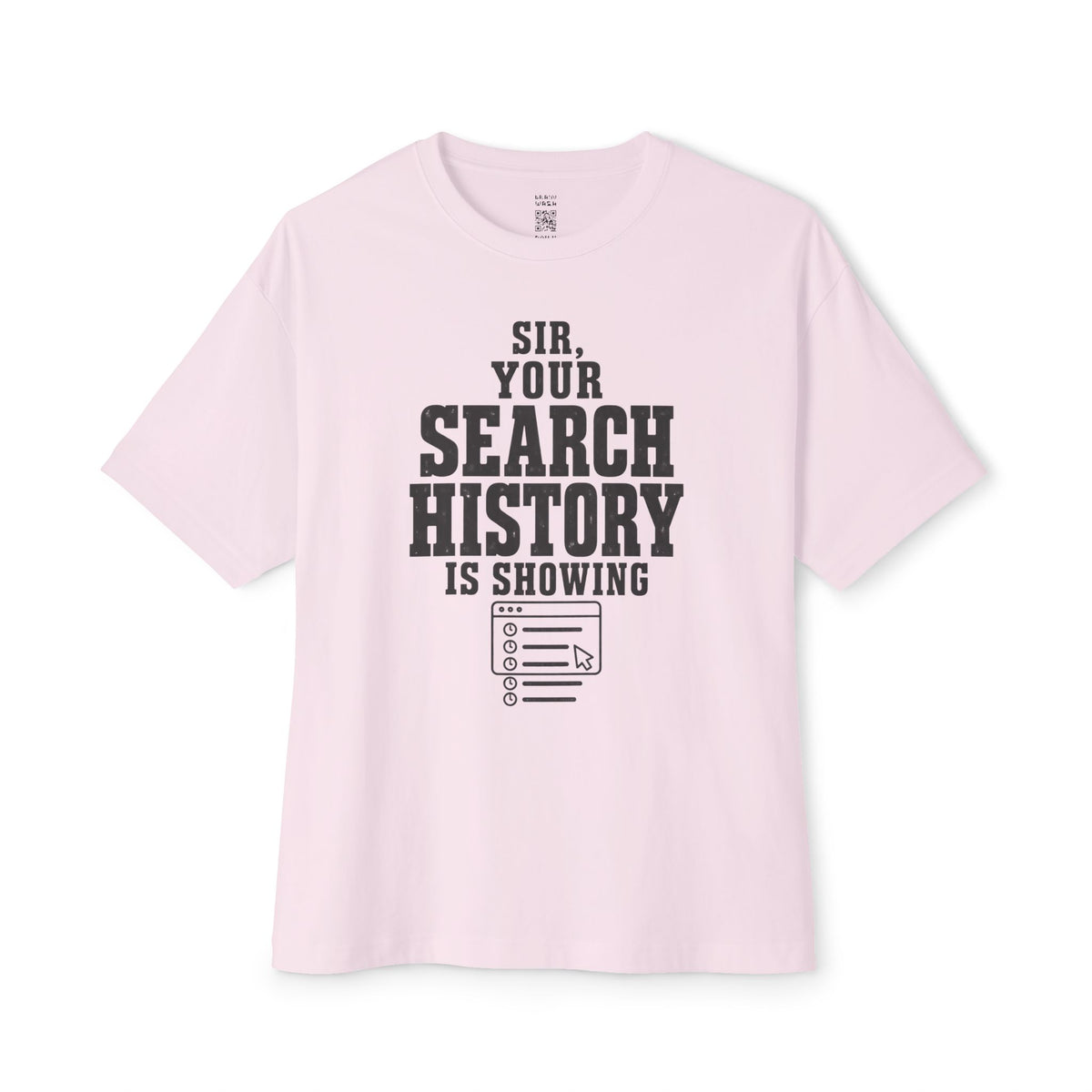 Search History Oversized Tee