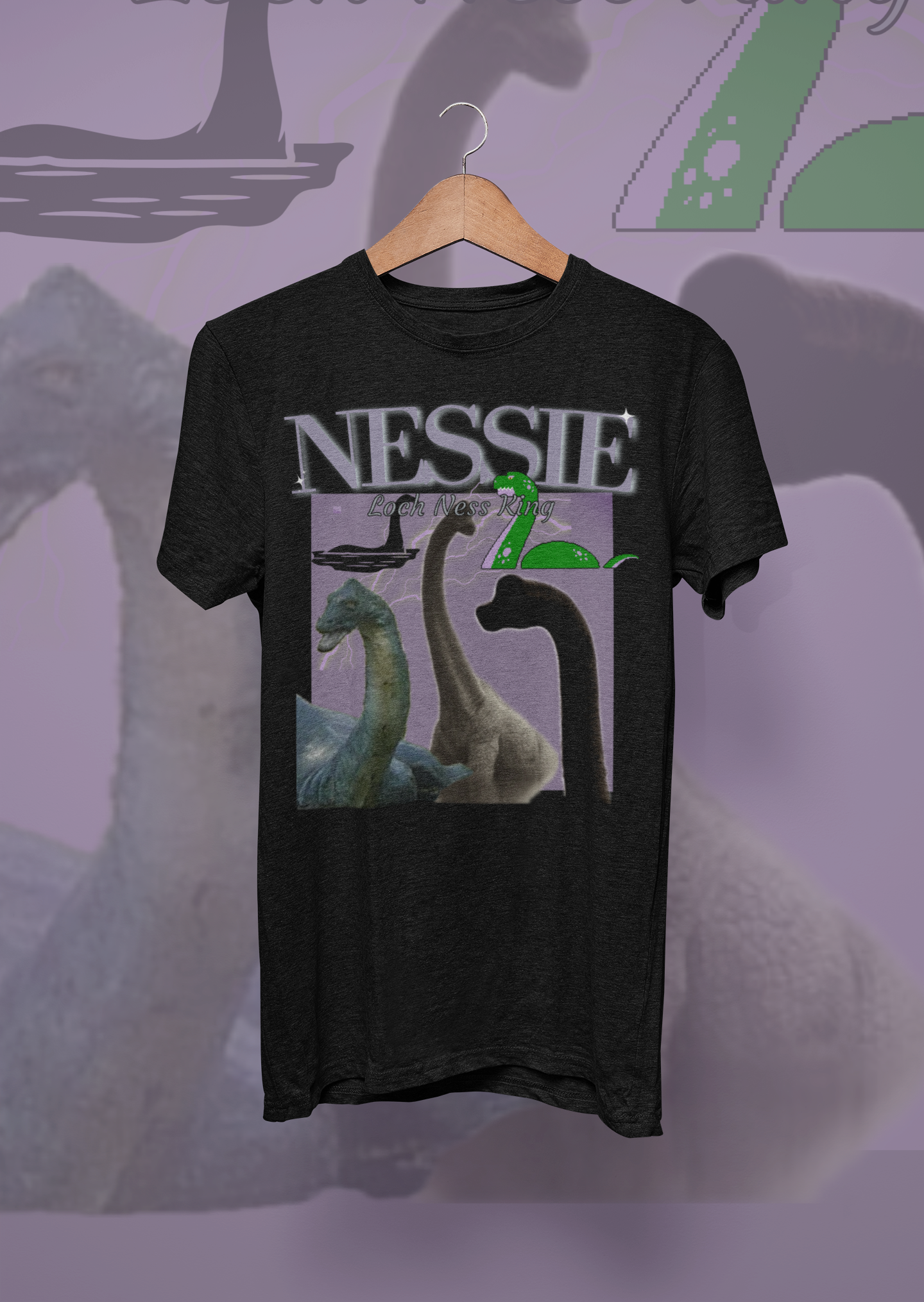 Nessie Loch Ness King Homage T-Shirt