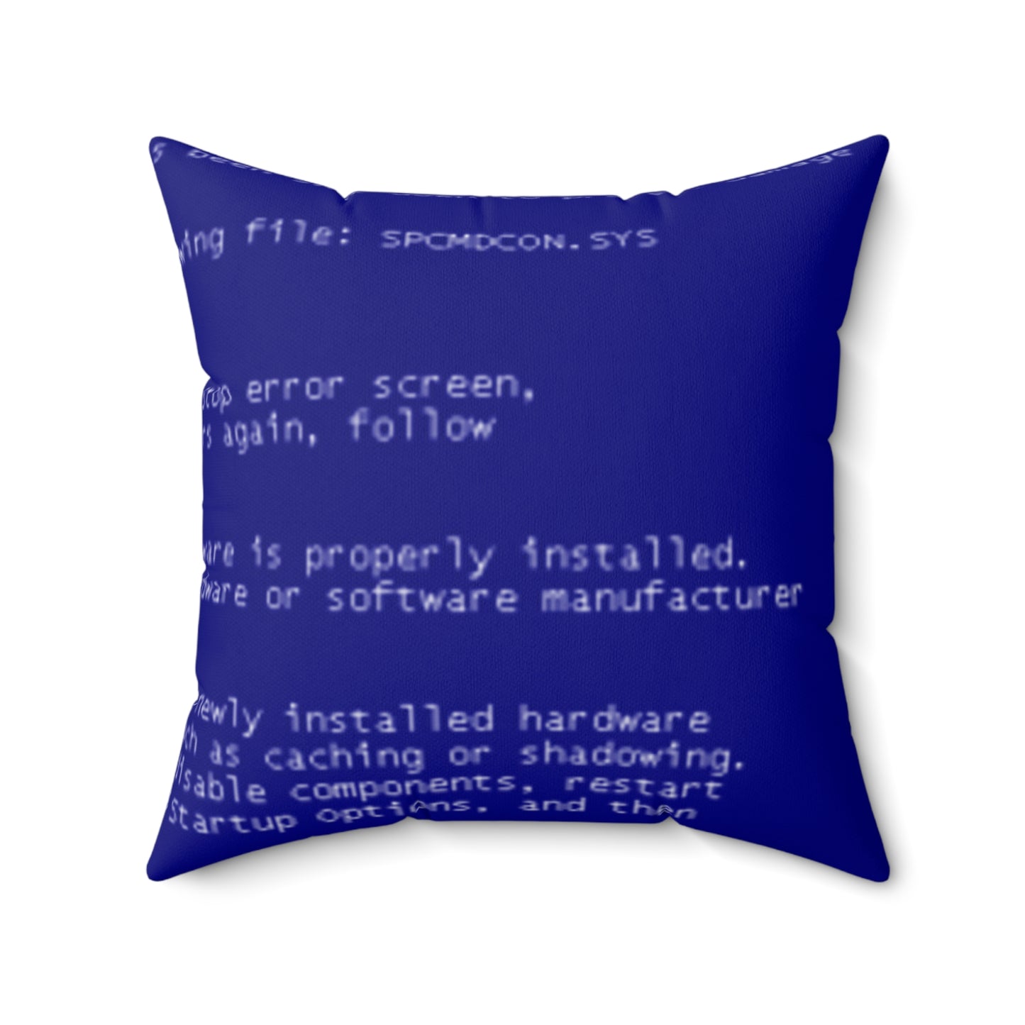 BSOD (Blue Screen of Death) Pillow