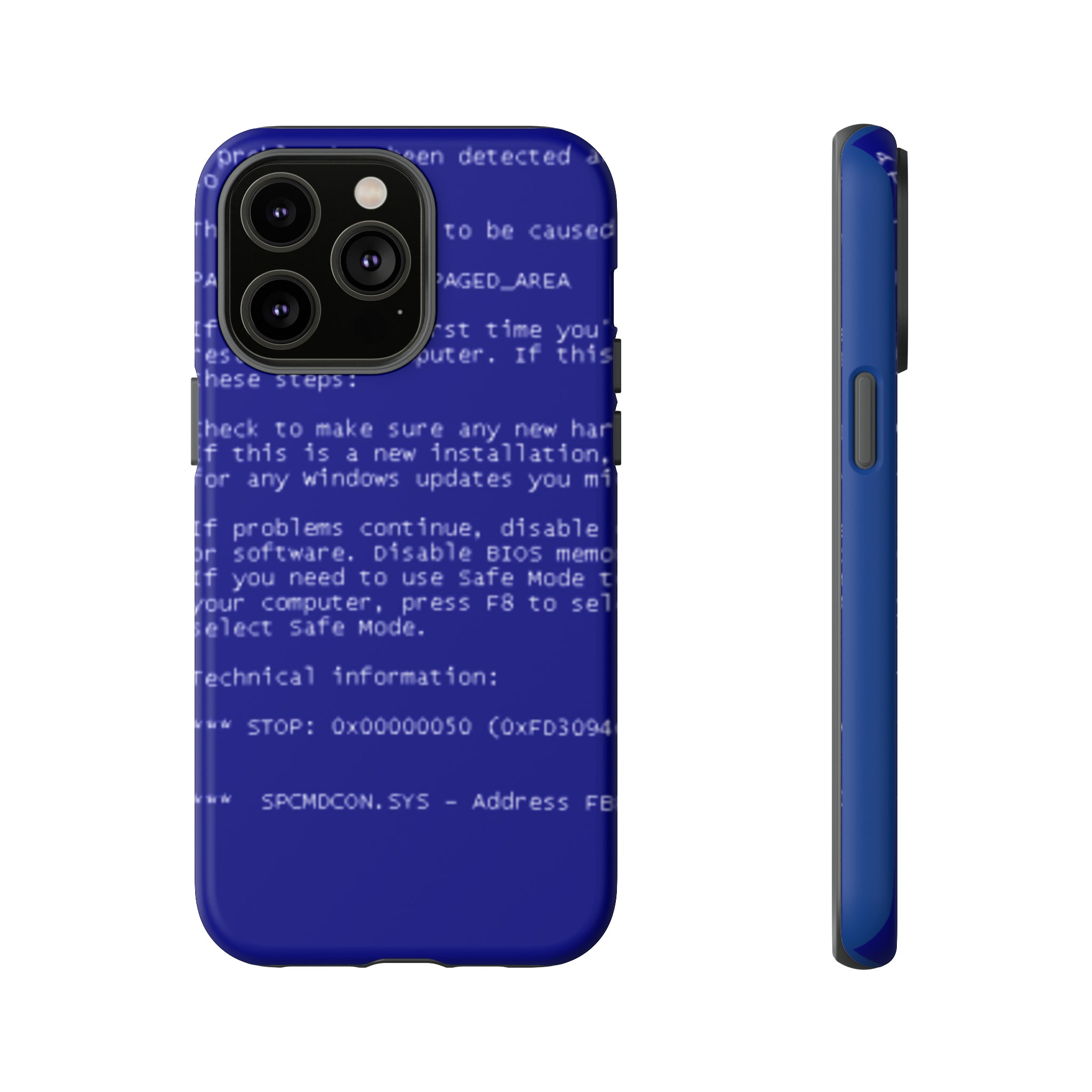 BSoD (Blue Screen of Death) Phone Case