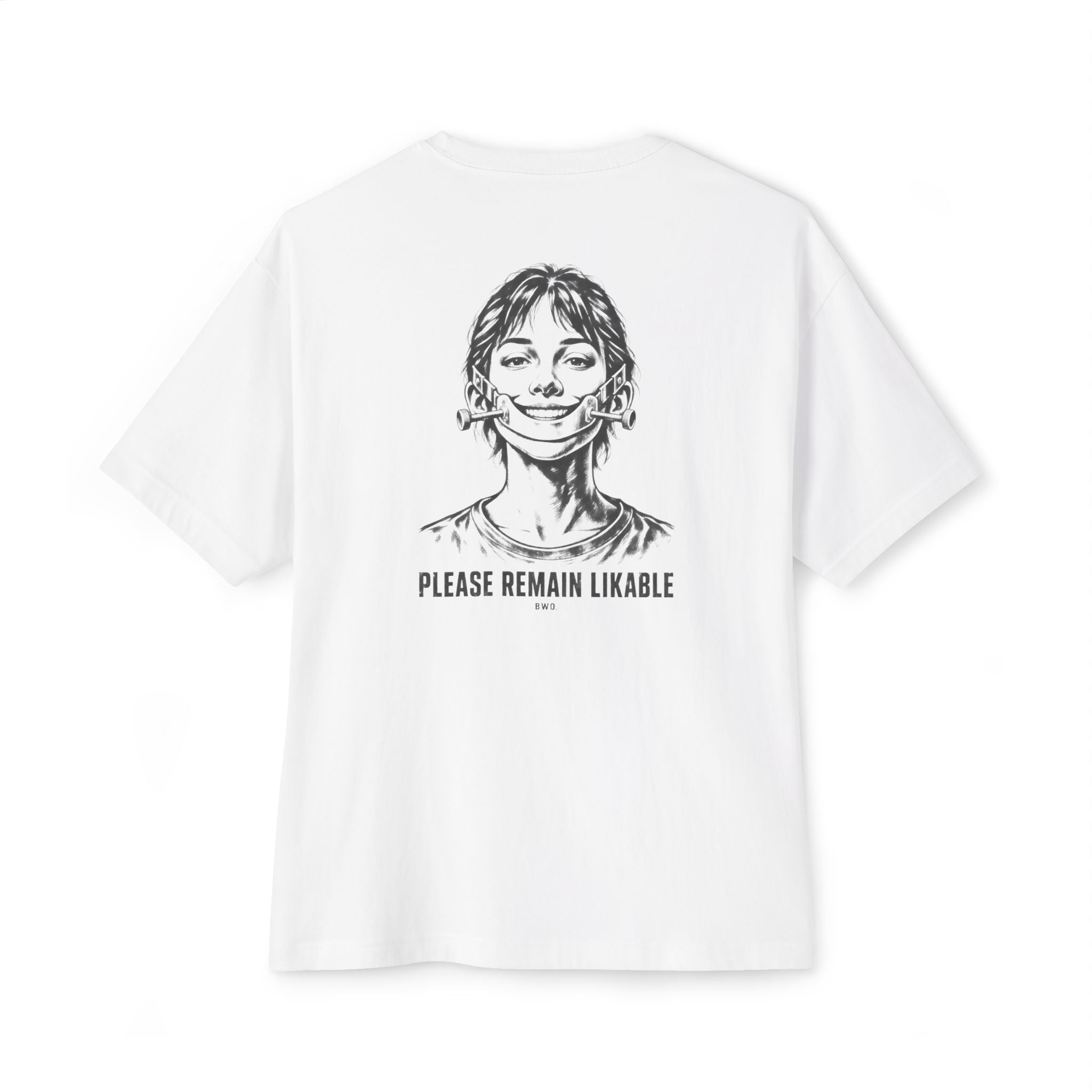 Please Remain Likable Oversized Tee