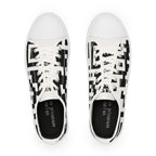 Men’s QR Print Low Top Sneakers